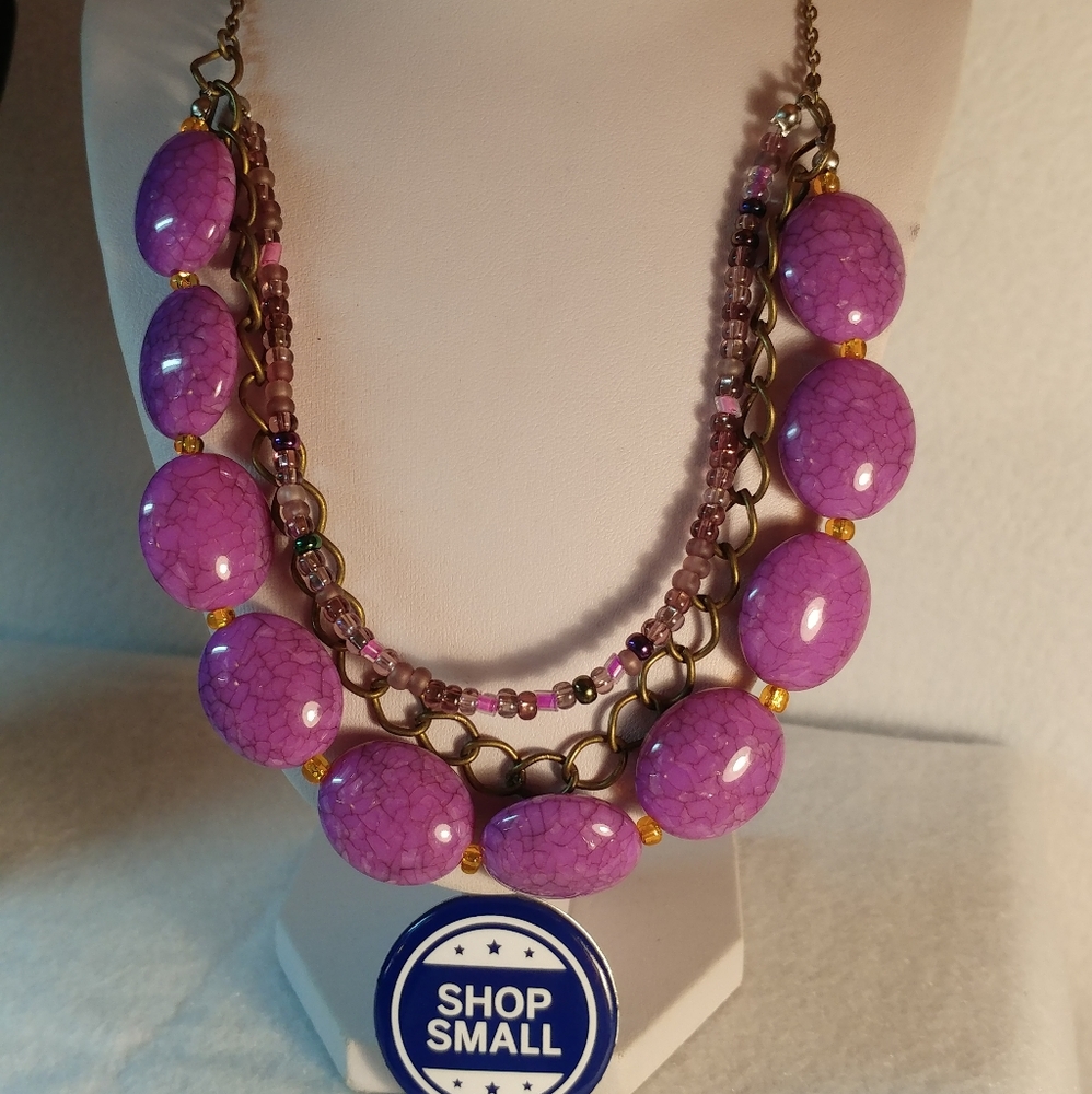 Three in one necklace.